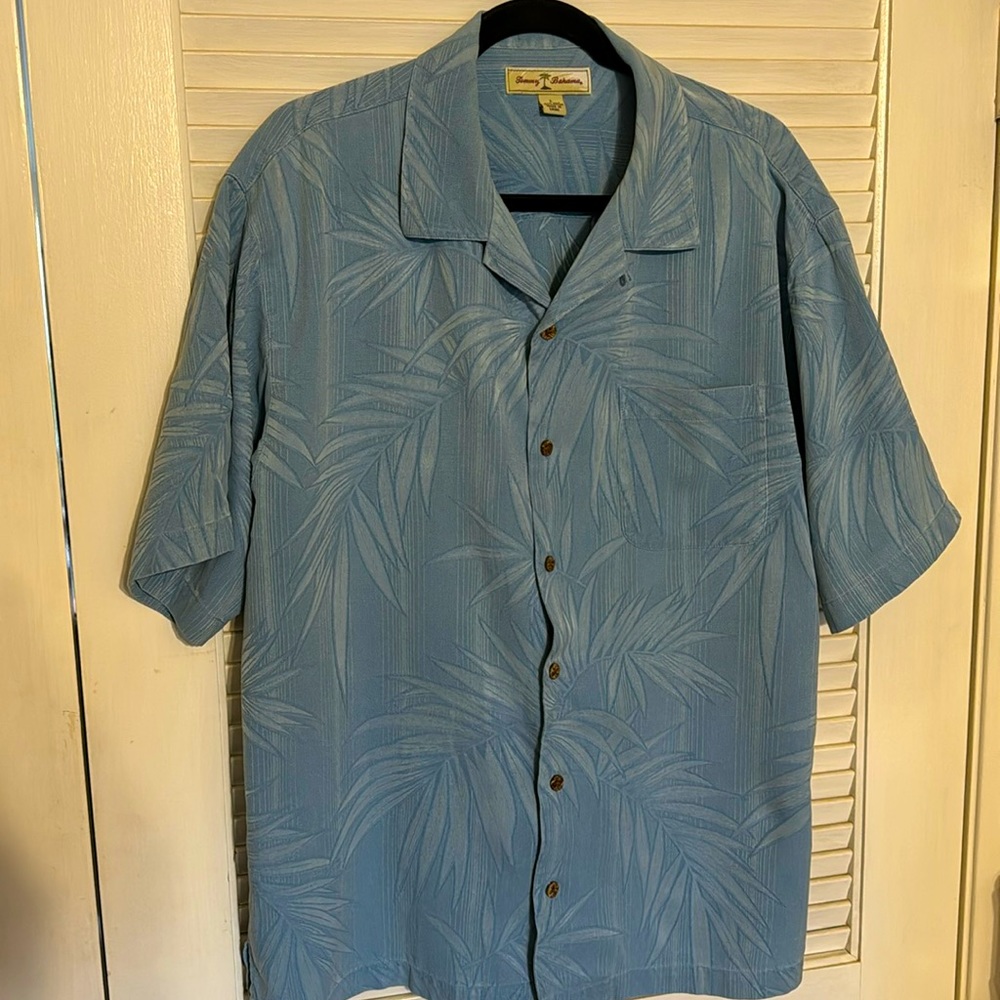Vintage Island 100% silk shirt